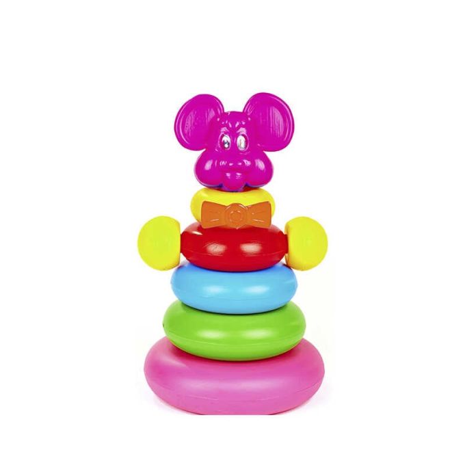 гр Піраміда "Мишка" /5 кілець/ 12019 (13) "M TOYS"