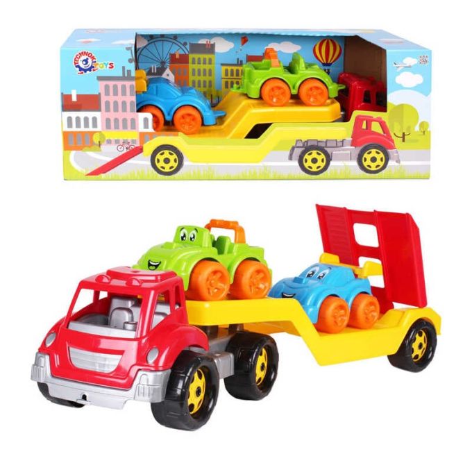 гр Автовоз з набором машинок 3909 (4) "Technok Toys" в коробці
