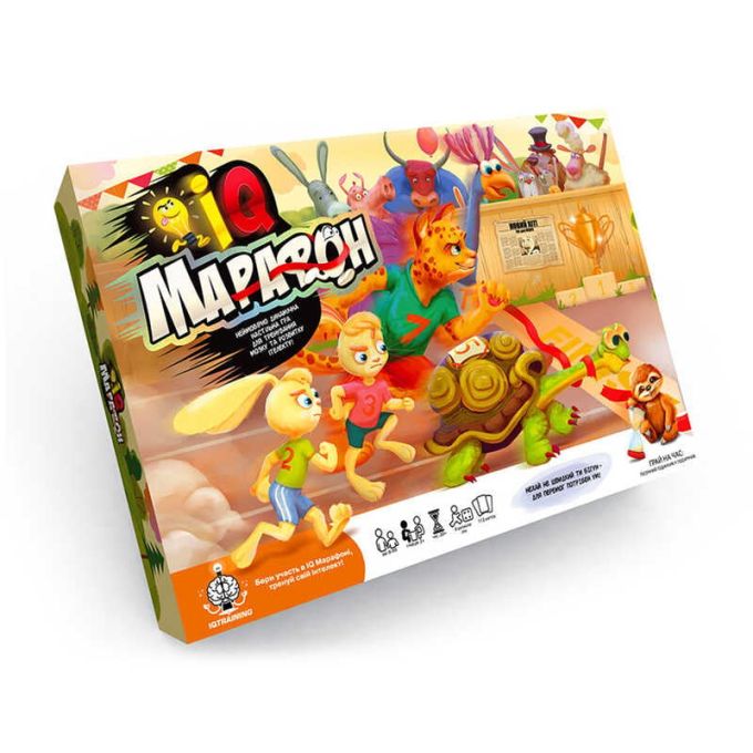 гр Настільна гра "IQ Марафон" G-IQM-01-01U УКР. (10) "Danko Toys"