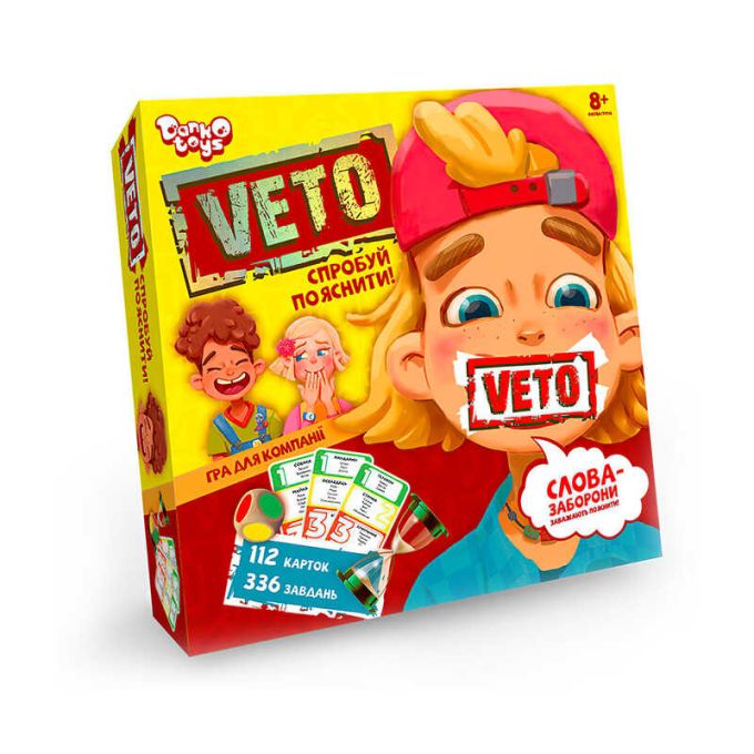 гр Гра настільна "Veto" VETO-01-01 U (10) "Danko Toys"