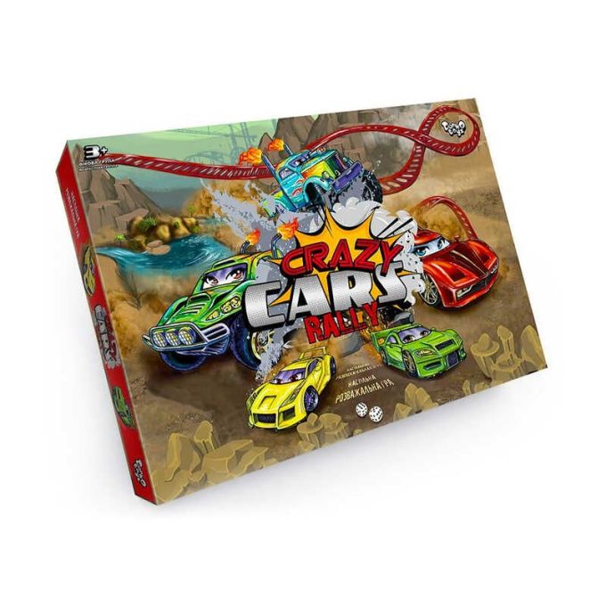 гр Настільна гра "Crazy Cars Rally" DTG93R (20) "Danko Toys", у коробці