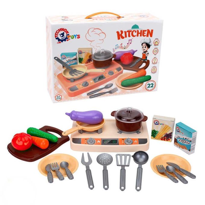 гр Кухня 5620 (5) звук, підсвічування, пара, "Technok Toys", в коробці