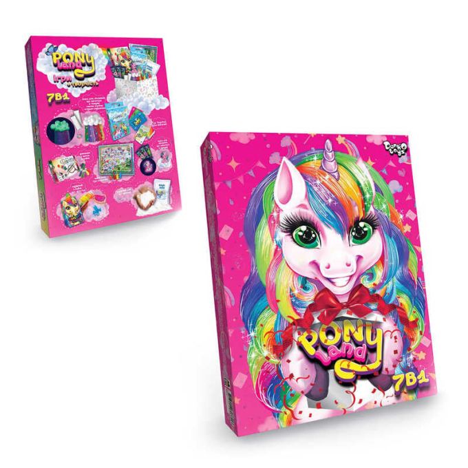 гр Креативна творчість "Pony land 7в1" PL-01-01U УКР. (5) "Danko Toys"