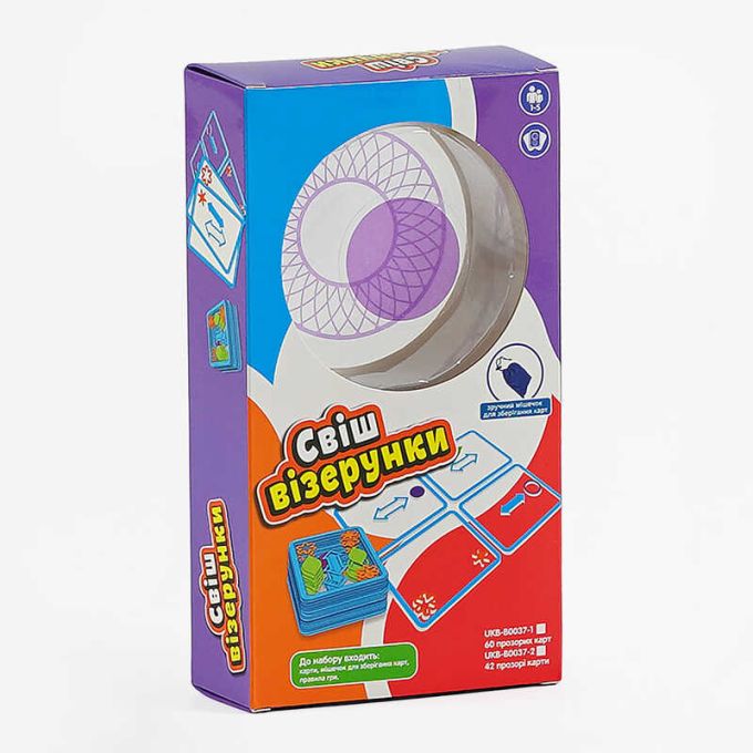 гр Настільна гра "Свіш візерунки" UKB-B 0037-1 (40) "4FUN Game Club", 42 карти, українською мовою, в коробці