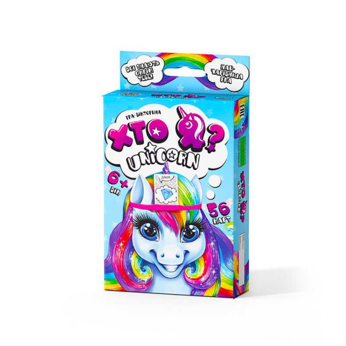 гр Настільна гра вікторина "ХТО Я? Unicorn" укр HIM-05-01U (10) "Danko Toys"