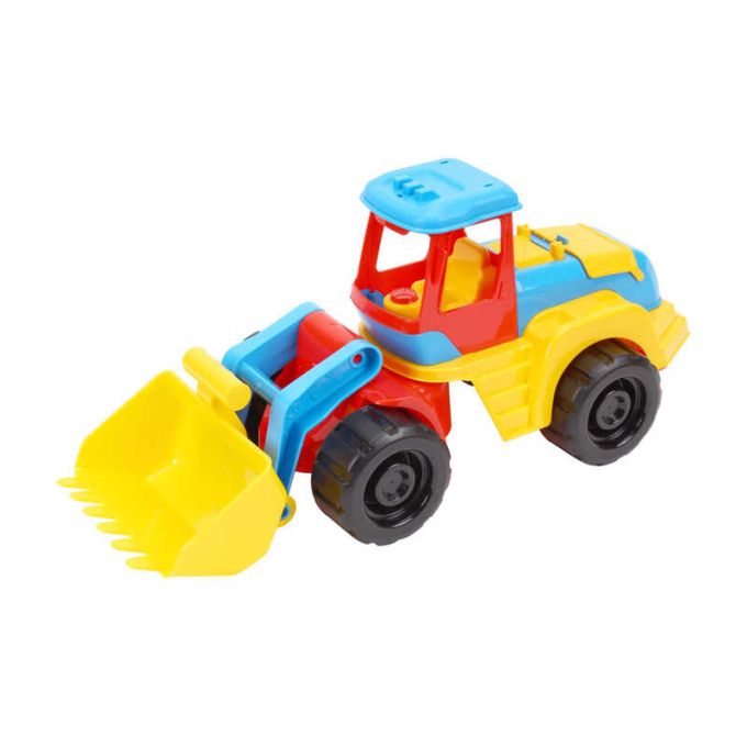 гр Трактор 6894 (6) "Technok Toys" інерція, рухливе навісне обладнання, регулювання коліс, в сітці