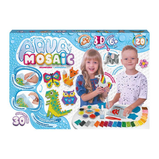 гр Набір креативної творчості великий "Aqua Mosaic" AM-01-01 (10) "Danko Toys"
