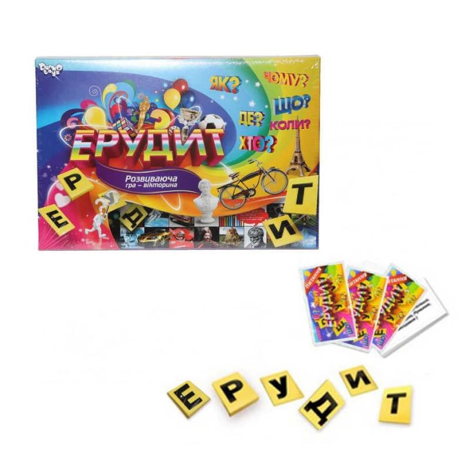 гр Настільна гра "Ерудит" укр. DTG26-U (20) "Danko Toys"