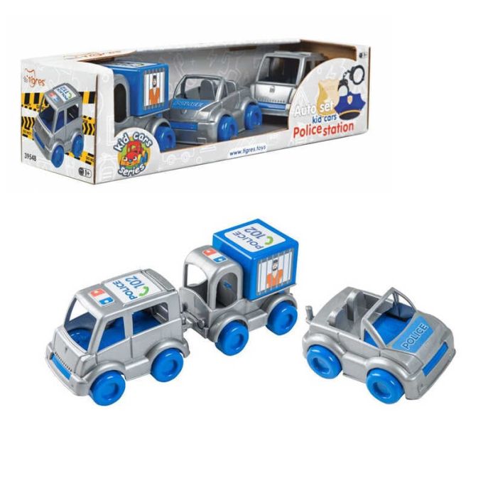 гр Набір машинок "Kids cars" 39548 (32) "Tigres", "Поліція", в коробці