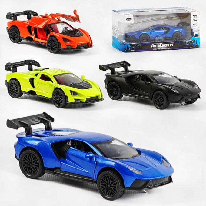Машинка MG - 03370 (120/2) "Авто Експерт", 4 види, металопластик, 1:36, звук, світло, інерція, відчиняються двері, в коробці ВИДАЄТЬСЯ МІКС ВИДІВ