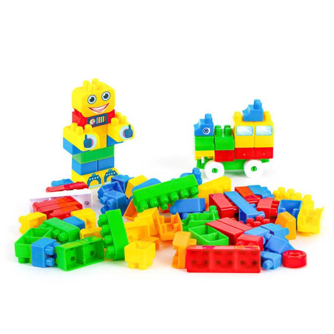 гр Конструктор "Mini Blocks №2" (105 деталей) 116/2 (12) "Bamsic", наліпки, в пакеті