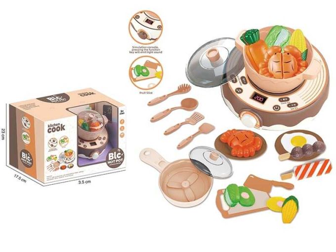 Плита 9941 A (16) перемішування продуктів, світло, мелодії, регулювання потужності, посуд, продукти на липучках, дошка, в коробці