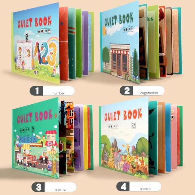 Логічна книжка C 74270 (40) 10 сторінок із завданнями, картинки, липучки, у плівці