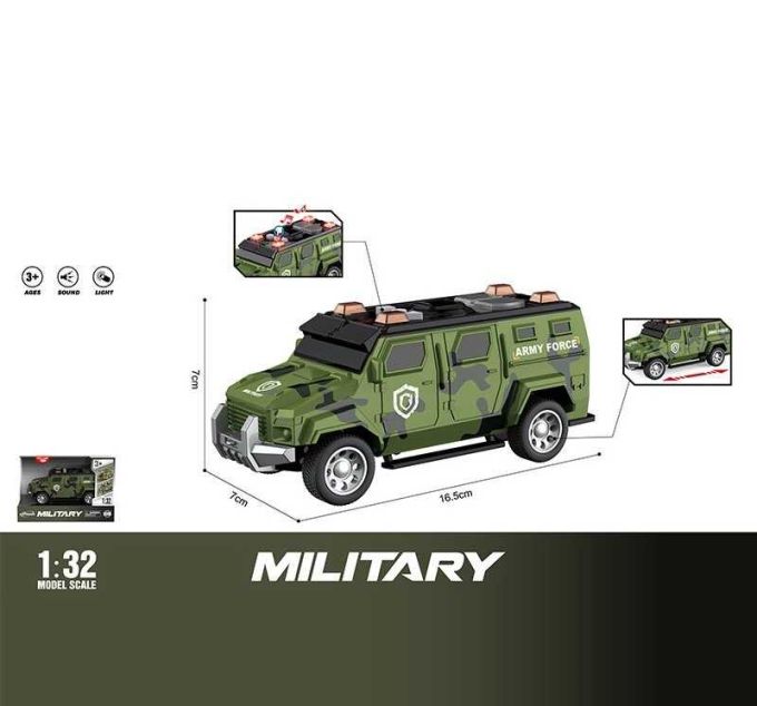 Джип WY 1133 C (96) інерція, світло, звук, масштаб 1:32, гумові колеса, в коробці