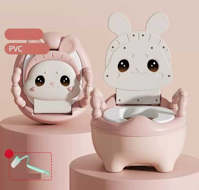 гр Горщик дитячий Bimbo 2140-62 (1) розмір: 31х21,5х36 см, колір Рожевий, м`яке сидіння, в коробці
