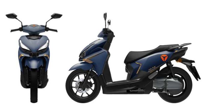 Електричний мопед Yadea Velax / 04519 (1) колір Синій, двигун 2000W, акумулятор літій-залізо-фосфатний 72V/30Ah, в коробці