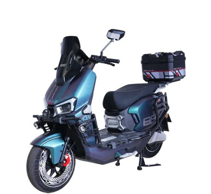 Електричний мопед Tailg F73L / LT-429 (1) + ЗАХИСНИЙ БАМПЕР, двигун 2999W, акумулятор літій-залізо-фосфатний 72V/45Ah, колеса 12’’, в коробці