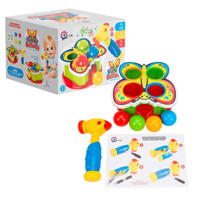 гр Іграшка для розвитку "Веселий молоточок" 3328 (8)  "Technok Toys"
