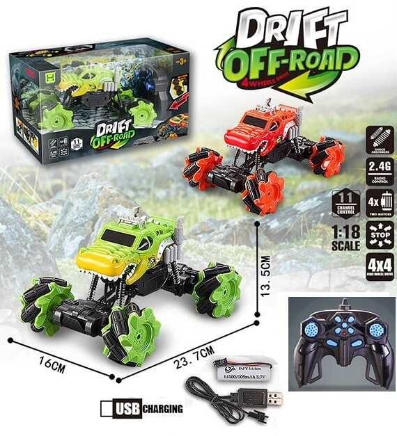 Джип на радіокеруванні SH 091-419 B (24) 2 кольори, пульт 2,4 HGz, акум. 3,7 V, роликові колеса, 1:1