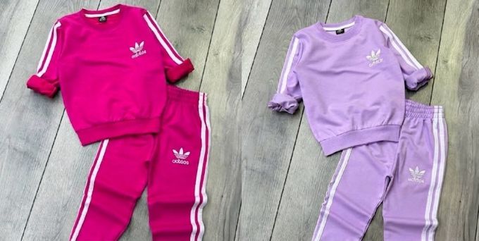 Костюм Adidas дівчинка  від 3-10 років (маломірить) 7076