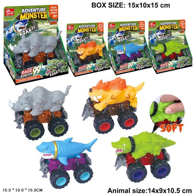 Машина арт. SQ10555-11 (144шт/2)   інерц.,4вида, короб. 15*10*15см