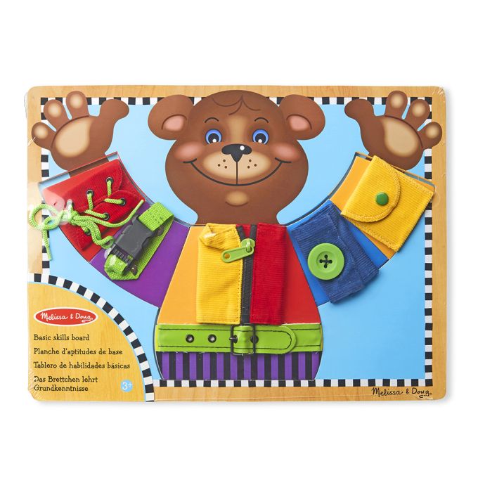 Melissa & Doug: Дерев’яна дошка з застібками