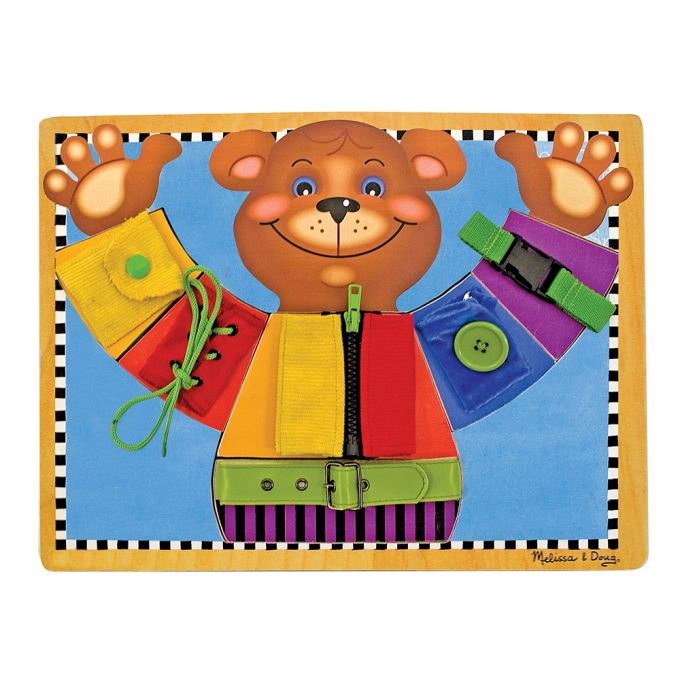 Melissa & Doug: Дерев’яна дошка з застібками