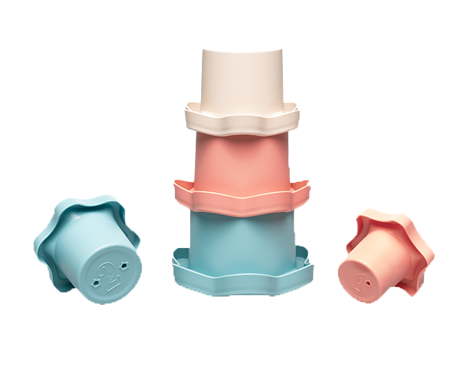 Пірамідка з стаканчиків "Зелена серія" (5 шт.)