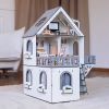 Ляльковий будиночок для Лол NestWood Міні котедж з меблями вітальня Еко (kdl001e)