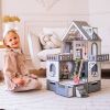 Ляльковий будиночок NestWood Міні котедж Еко з органайзером з меблями вітальня (kdl001oe)