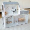 Ляльковий будиночок NestWood Мрія Еко будинок для ляльок Барбі, меблі 7 од (kdb001_1eco)