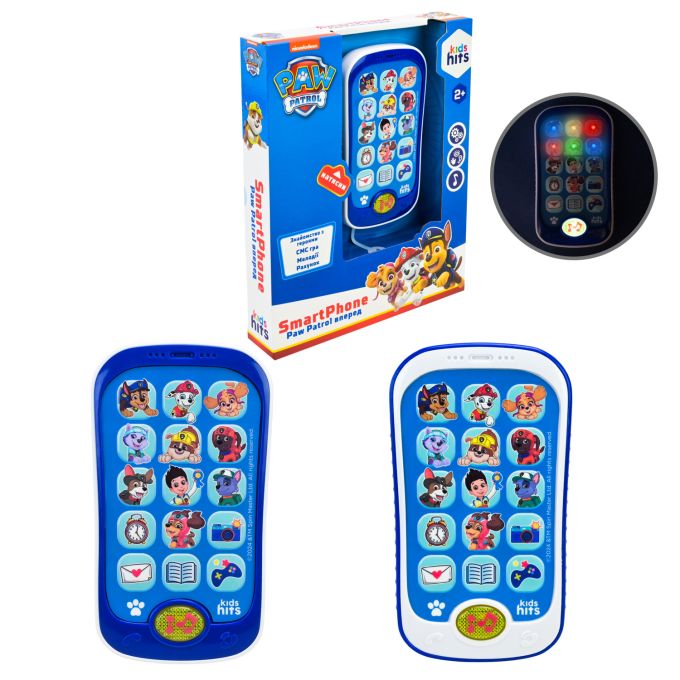 Телефон муз. розв. Kids Hits KKH03/006L "Paw Patrol",на батар