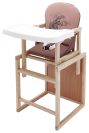 Стільчик-трансформер Babyroom Вінні-230 eko капучино / шоколад (ведмедик з будильником)