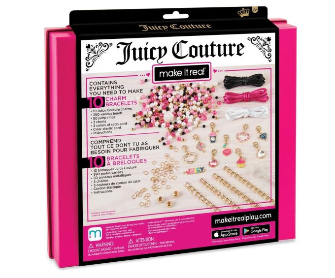 Juicy Couture: Набір для створення шарм-браслетів «Рожевий зорепад»