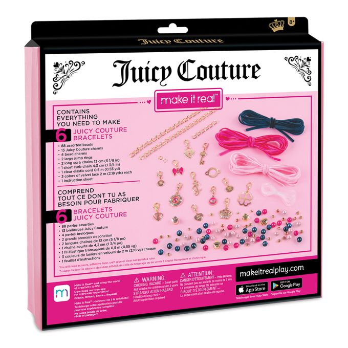 Juicy Couture: Набір для творчості «Браслети прикрашені оксамитами та перлинами»