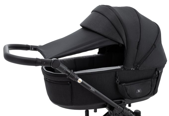 Коляска 2 в 1 Adamex Zico Lux TK-53 чорний