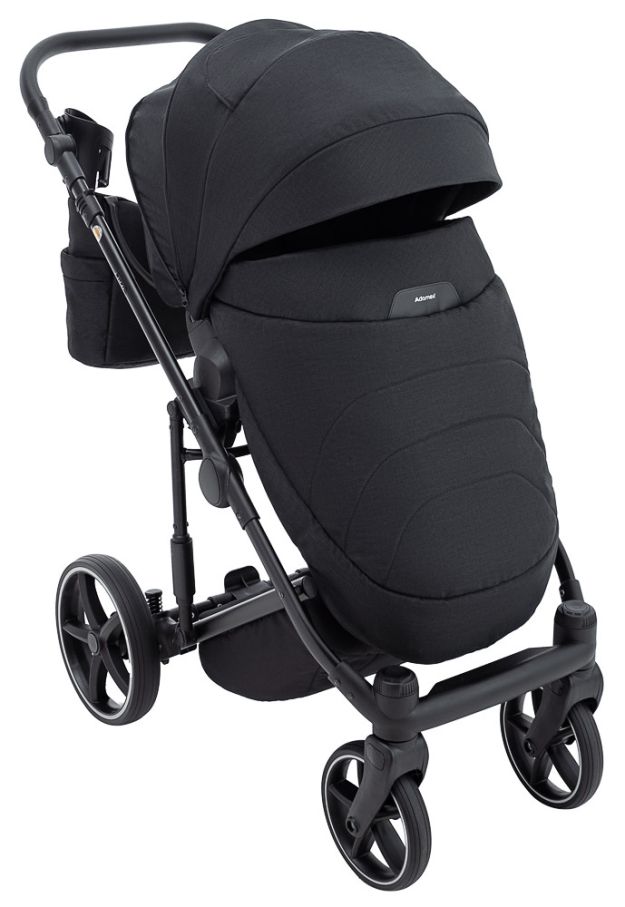 Коляска 2 в 1 Adamex Zico Lux TK-53 чорний