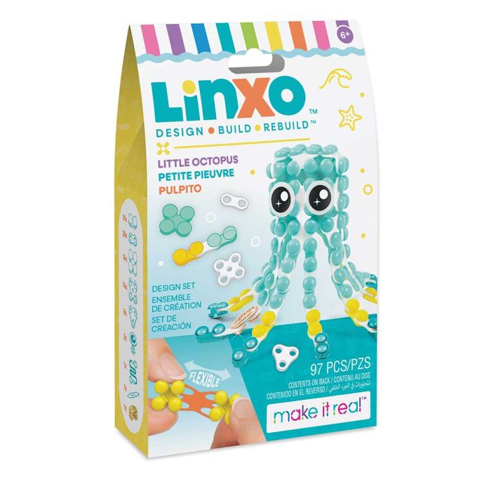 Make it Real.Linxo: Набір для створення брелоків-трансформерів 'Звірята' - Восьминіг