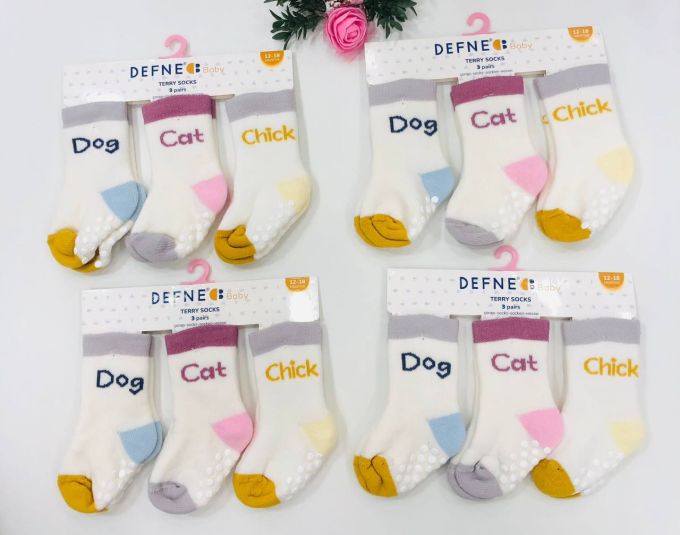 Махрові шкарпетки DEFNE Baby 5-6р K015-23 ціна за 1 пару