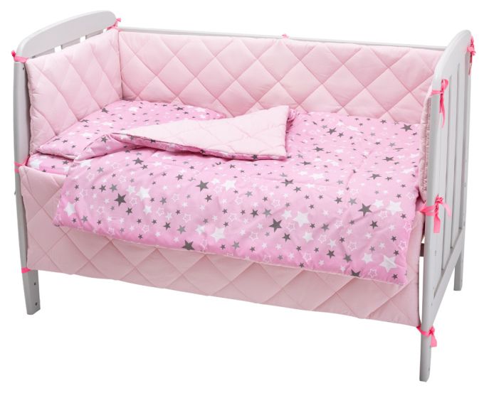 Дитяча постіль Babyroom Dream-05 рожевий (зірочки)
