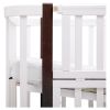 Ліжко Babyroom Місяць LU-3 маятник, шухляда  білий / венге