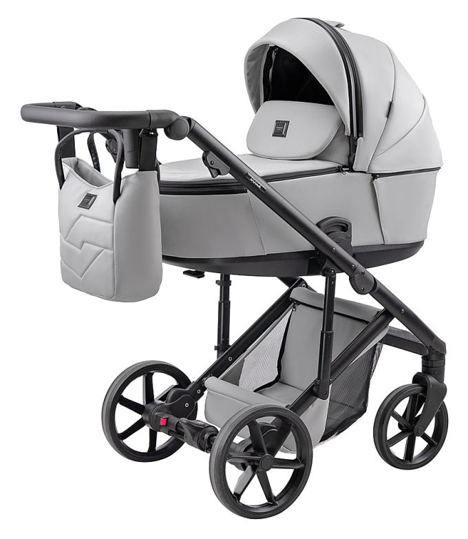 Коляска 2 в 1 Adamex Dolce Eco SA-3 світло-сірий