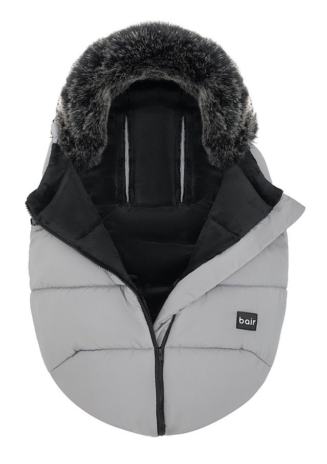 Зимовий конверт Bair Cocon mini owl grey сірий