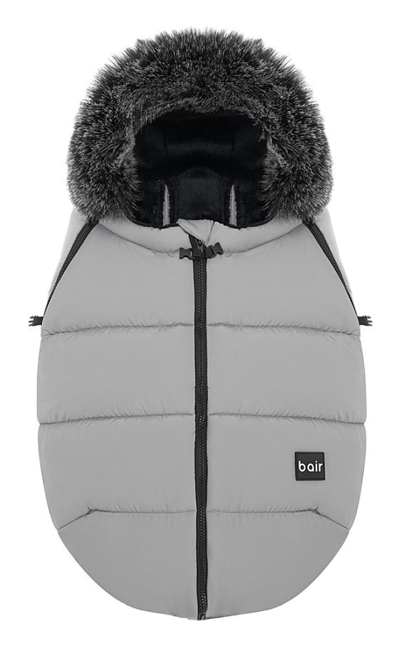 Зимовий конверт Bair Cocon mini owl grey сірий