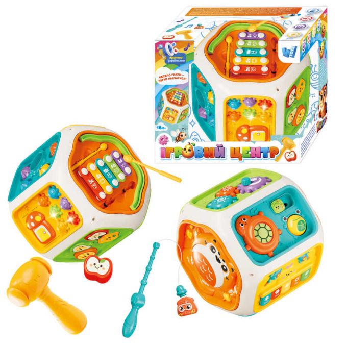 Ігровий центр 65540 (24) "WToys", ОЗВУЧ УКР МОВОЮ, підсвіч, пісні, казки, скоромовки, цифри, муз інс