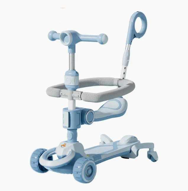 Самокат CITY LINE 4in1 Baby Care 388 (Голубой)