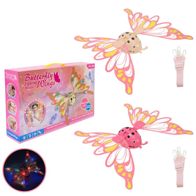 Крила арт. 9933-A (48шт/2)  батар. свытло, звук, рух короб. 37*8*22см