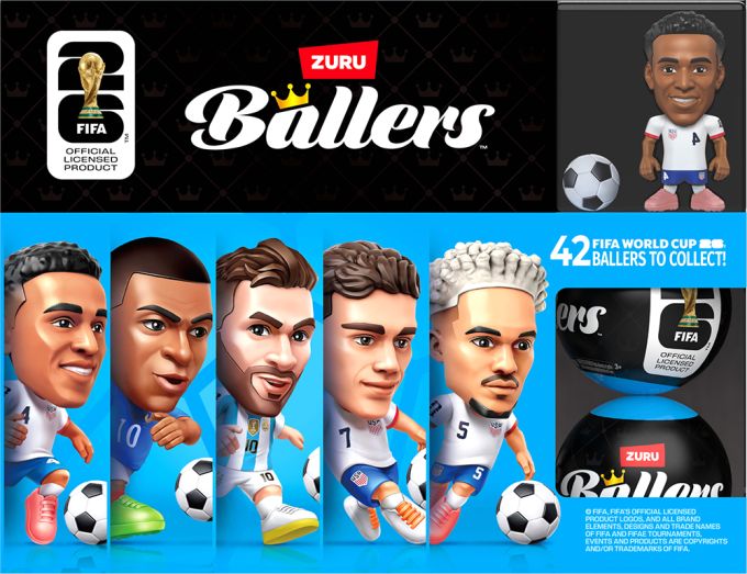 Ballers (Боллерз). FIFA GLOBAL (Фіфа Глобал): Фігурка-сюрприз футболіста у капсулі (серія 1)