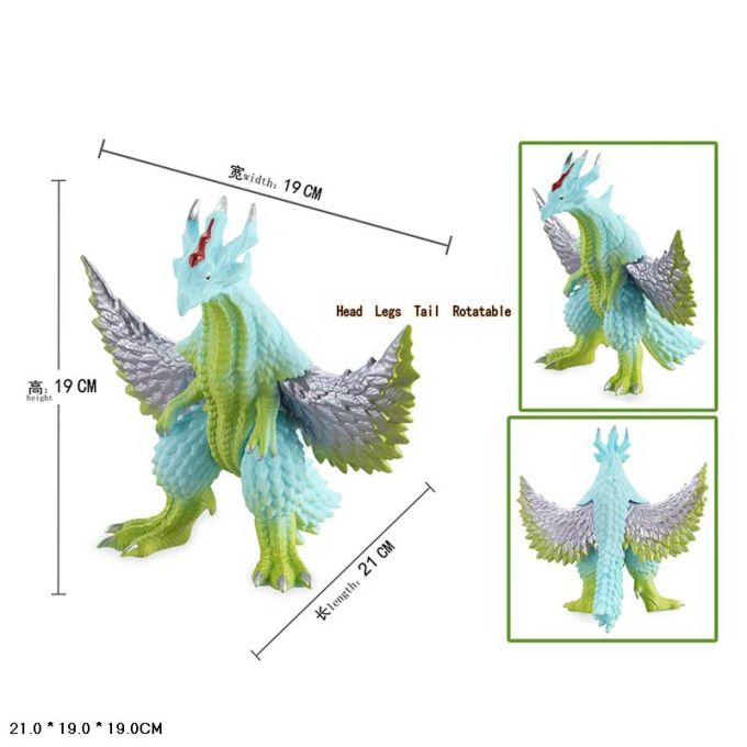 Тварини гум. арт. AT882 (120шт/2) дракон, руки/ноги-поворотний механізм,пакет. 21*19*19 см