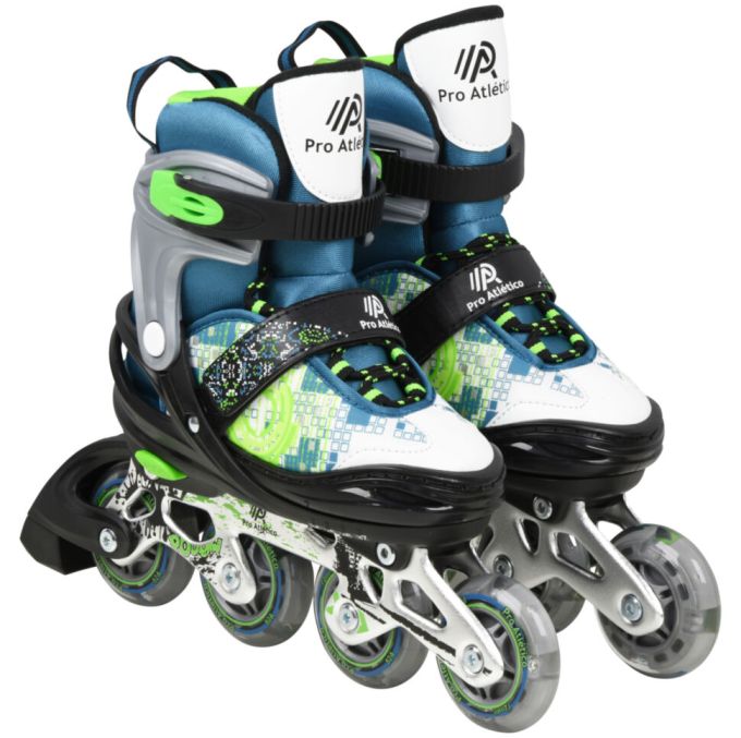 Ролики 2in1 Pro Atletico L (38-41) green (1 кор. (5 шт))